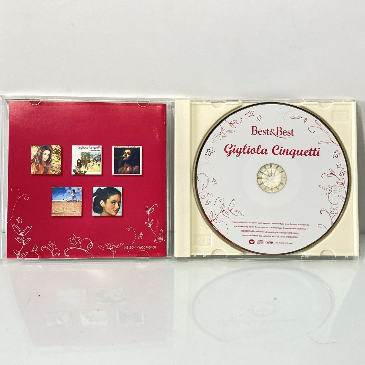 音楽CD ジリオラ・チンクェッティ ベスト & ベスト (管理番号