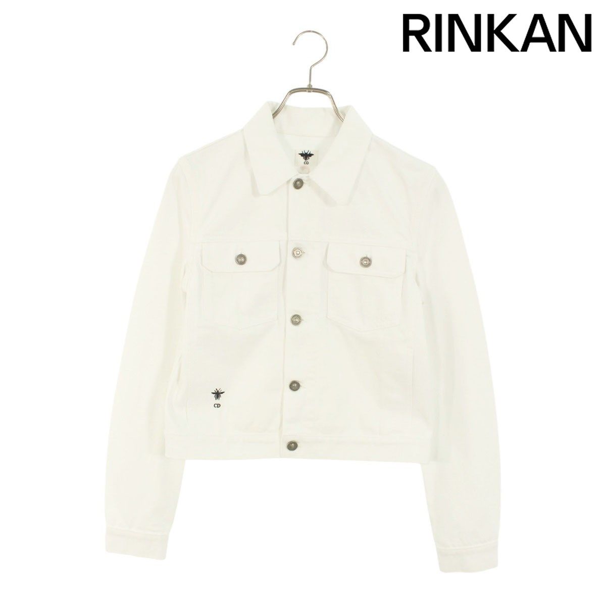 クリスチャンディオール 412V11A3075 BEE刺繍ドラゴンプリントデニム