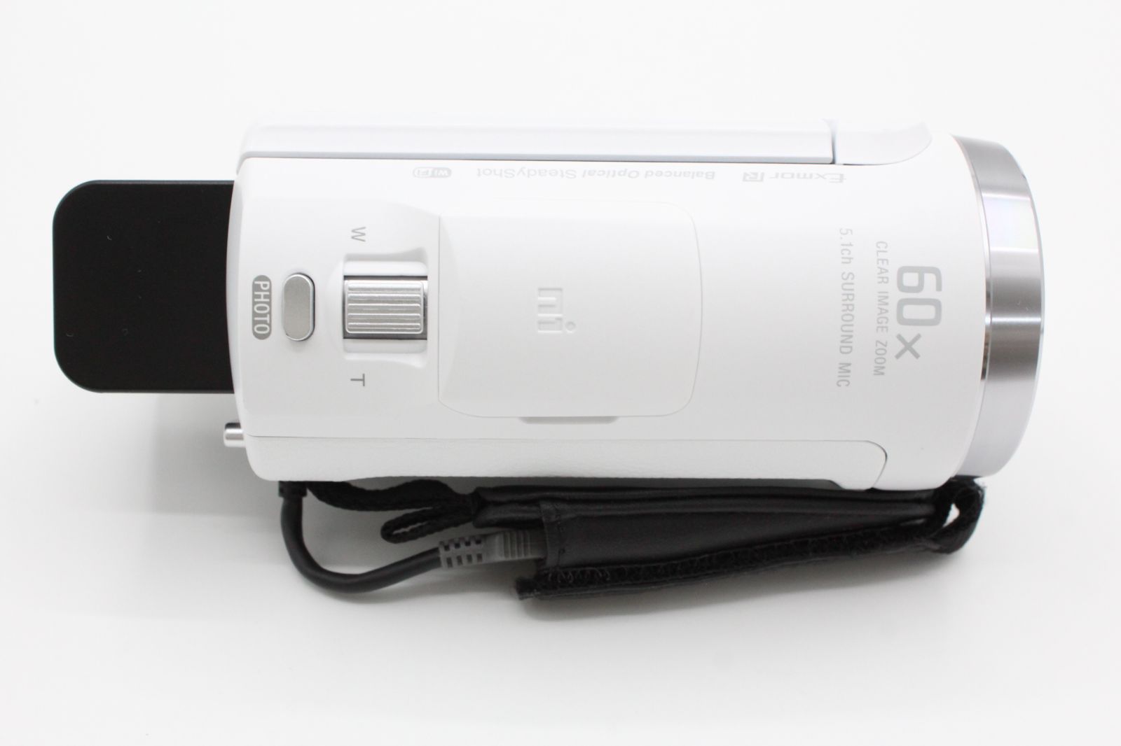 ＜＜新品バッテリー付き！！＞＞【美品】SONY ソニー ビデオカメラHDR-CX675 32GB 光学30倍 ホワイト Handycam HDR-CX675 W #LE2025183