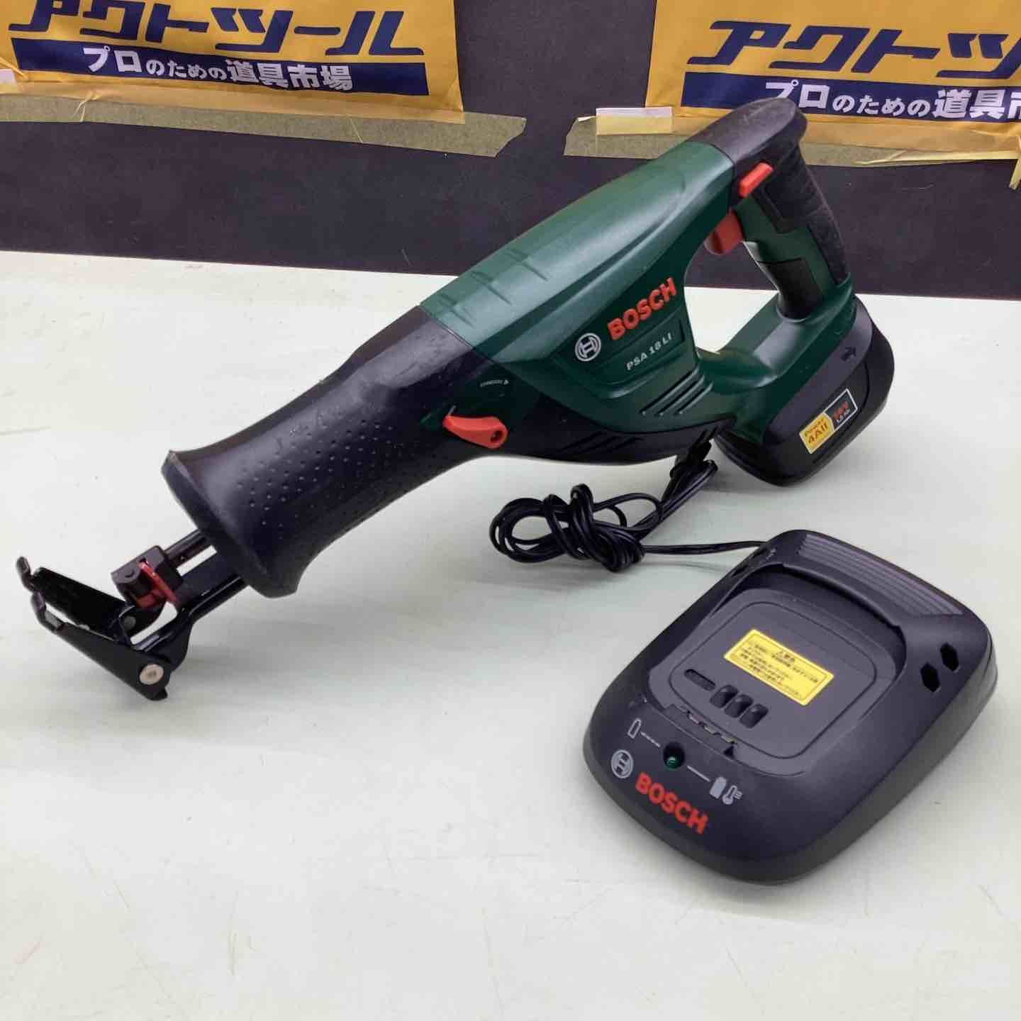 ボッシュ BOSCH コードレスのこぎり PSA18LIH リチウムイオン18V 軽量 安全ロックスイッチ ワンタッチ交換 穴あけ ネジ締め 切る 磨く草刈 生垣の刈り込み 越谷店