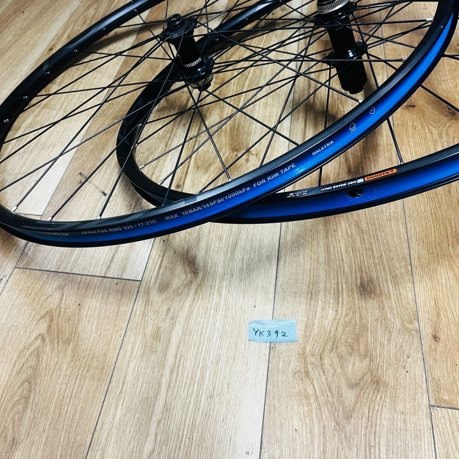 ◇YK392【前後セット】シマノ SHIMANO WH-RS171 ロードバイク アルミ