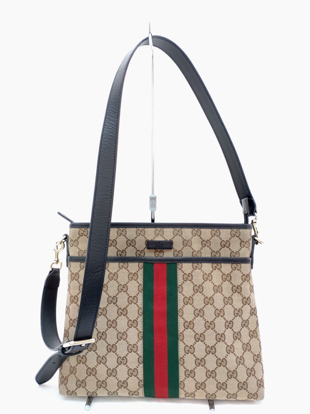 ✨極美品✨グッチ ショルダーバッグ GG シェリーライン G金具 キャンバス 楽天市場】GUCCI グッチ GGキャンバス シェリーライン