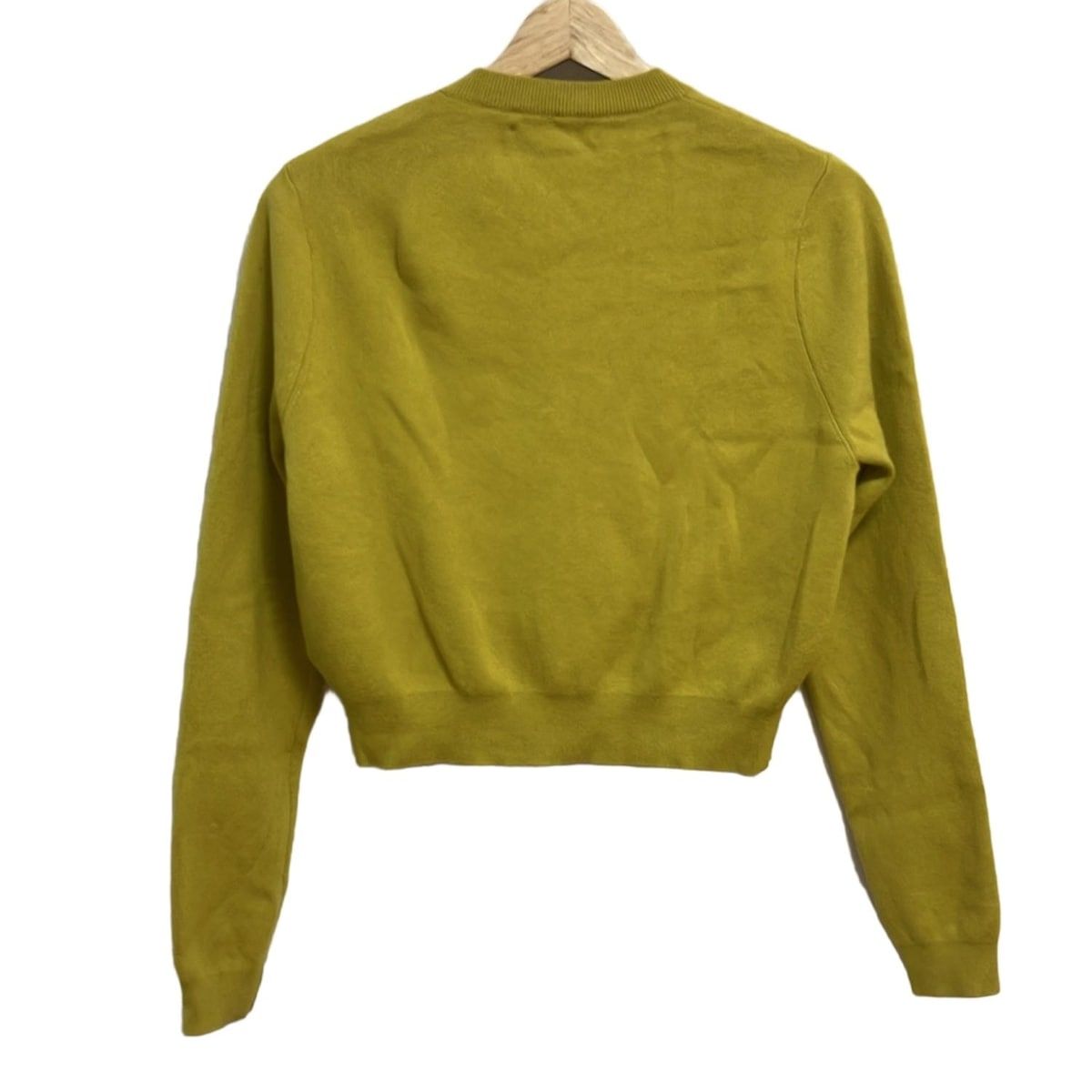 CABaN キャバン カーディガン サイズXS レディース - ダークイエロー 長袖 カシミヤ混 ショート丈