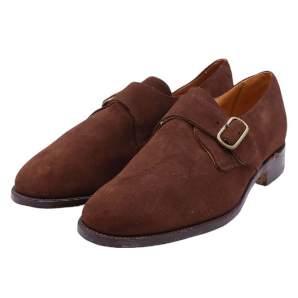 古着 グレンソン GRENSON モンクストラップシューズ 英国製 レディース23.5cm相当|saa011595