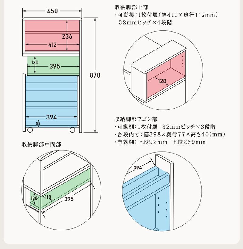ネイル デスク
