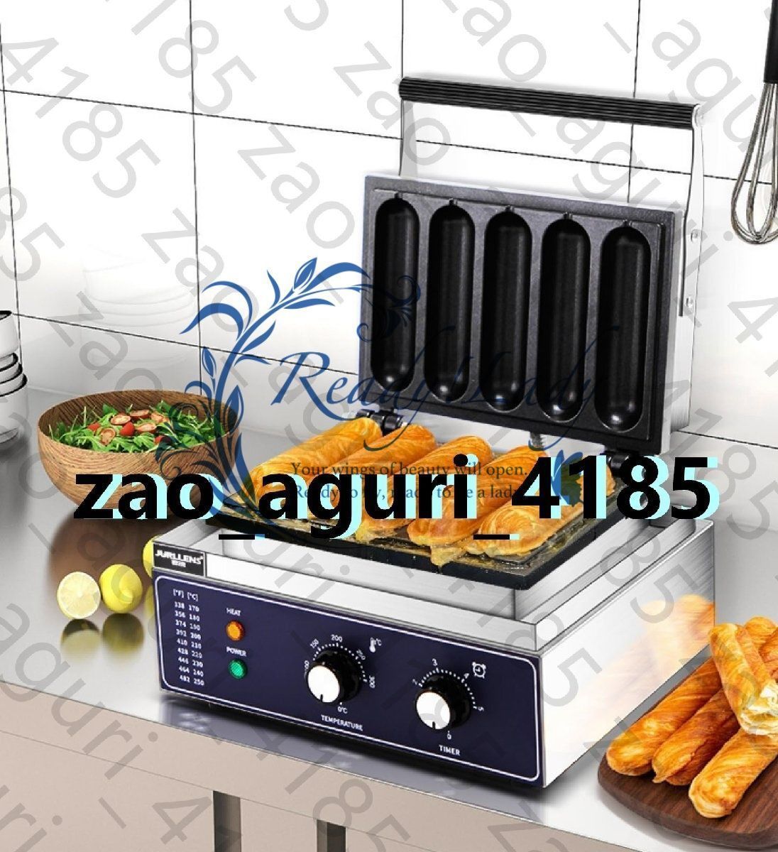 業務用 電気ソーセージワッフルメーカー ノンスティック ホットドッグ焼成機 業務用 電気ソーセージワッフルメーカー ノンスティック ホット