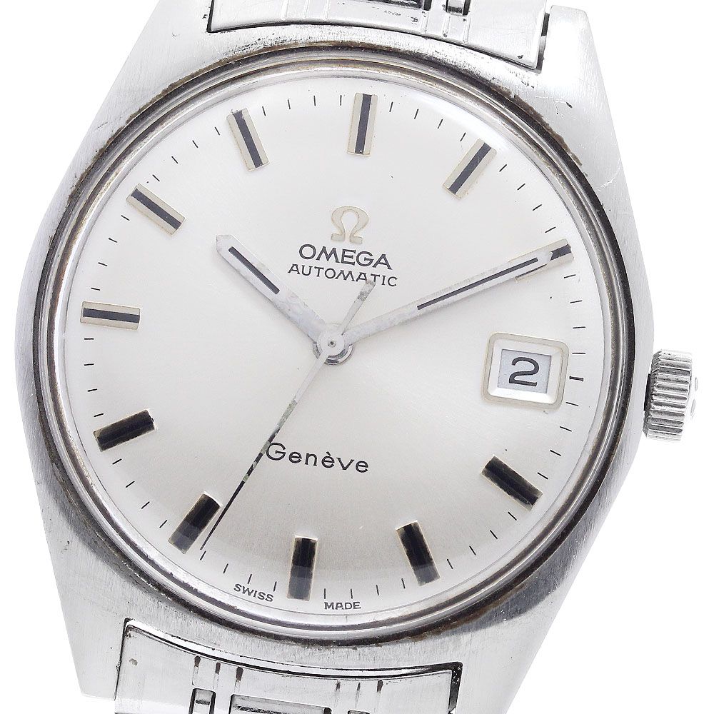 ✨オメガ✨OMEGA✨ジュネーブ✨オートマチック✨デイト✨腕時計✨ O-7648| オメガ ジュネーブ Cal.1022 デイデイト ブルーダイヤル