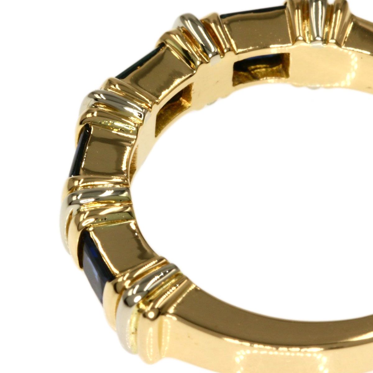CARTIER カルティエ コンテッサ ハーフ サファイア #51 リング・指輪 