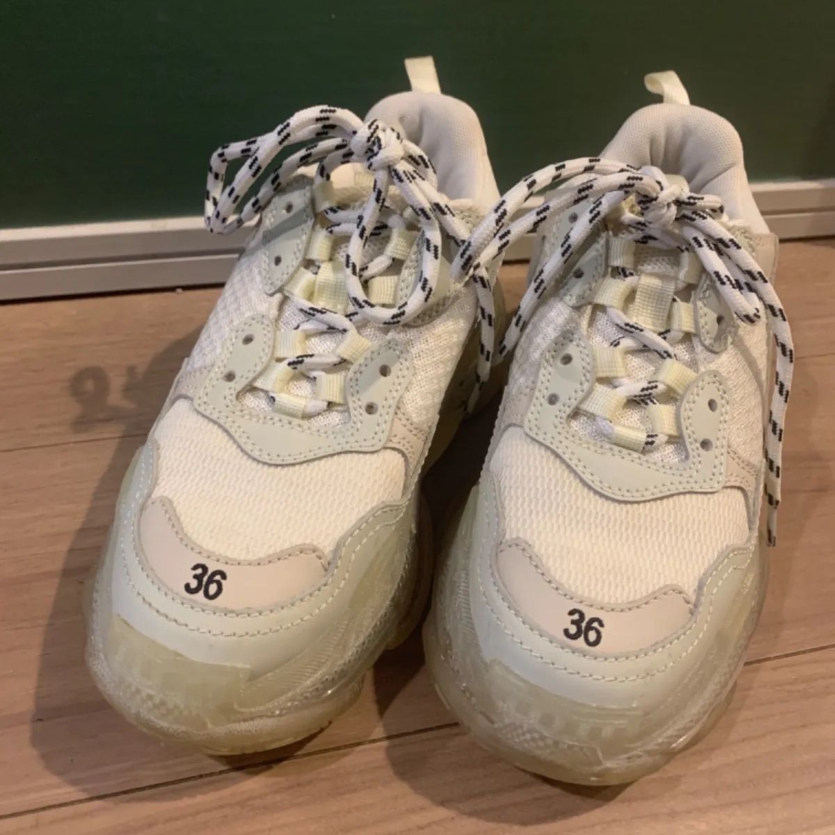 BALENCIAGA トリプルS クリアソール36 23センチ - メルカリ