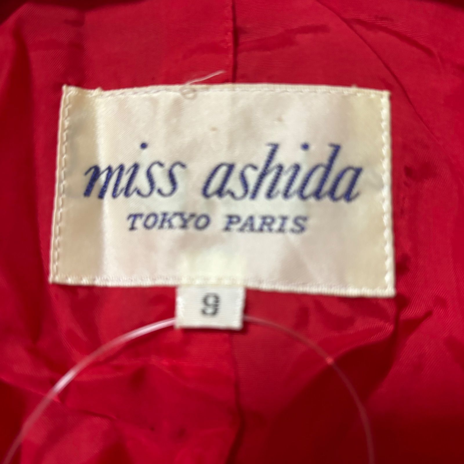 Z1375 miss ashida ミスアシダ ジャケット コート レッド