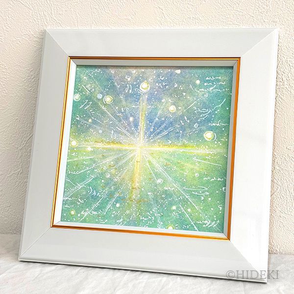 抽象画パステルアート
