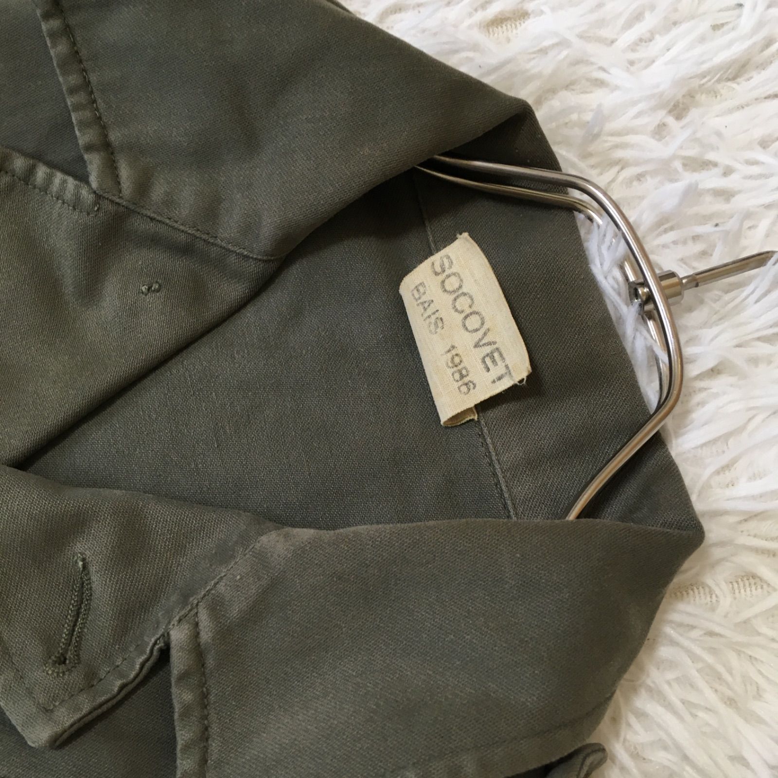 フランス軍 1986年製 フレンチミリタリー ジャケット SOCOVET社 88L 