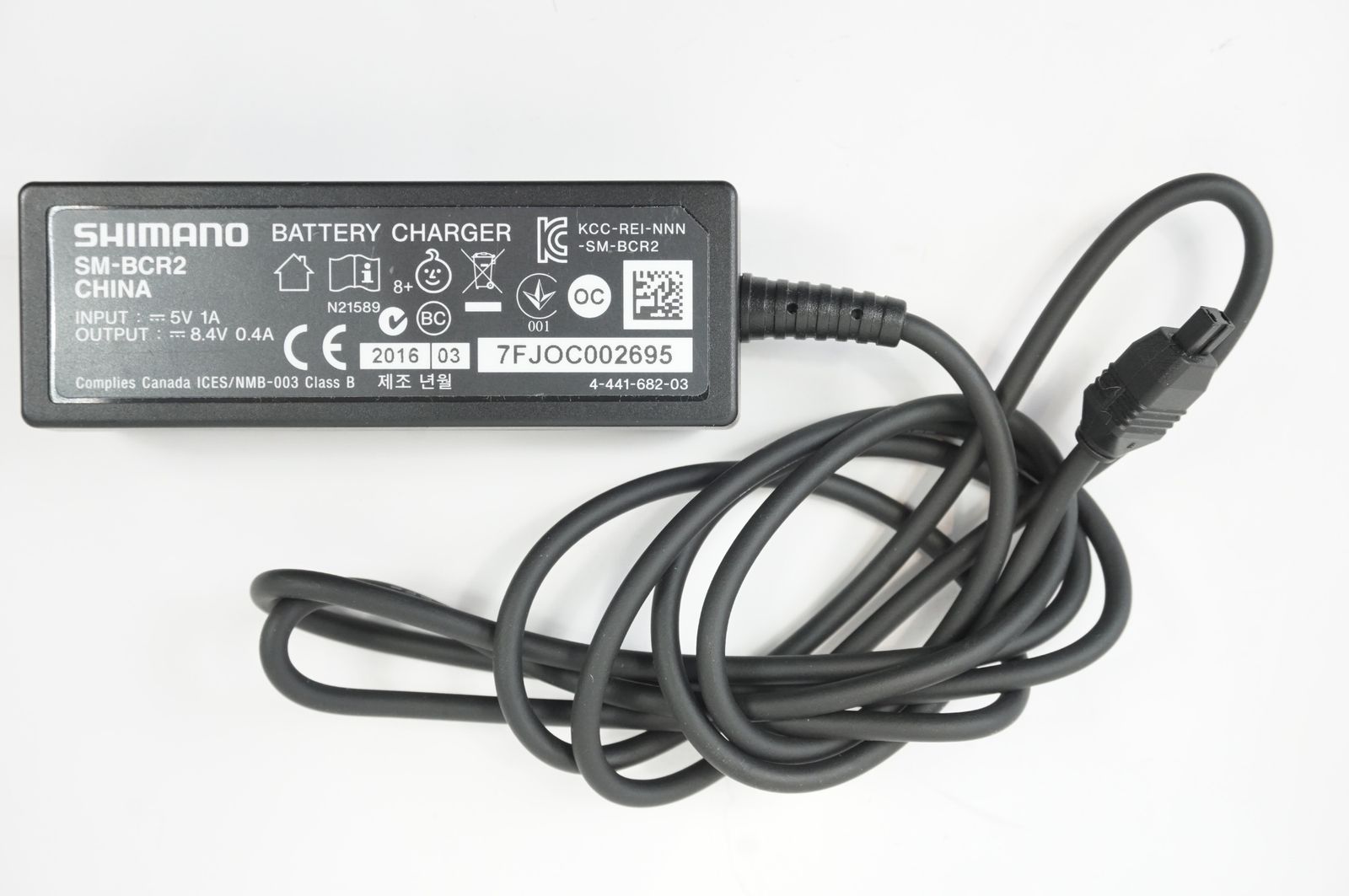 シマノ　SM-BCR2 バッテリーチャージャー シマノ SHIMANO SM-BCR2 ビルトイン内蔵式 バッテリー充電器
