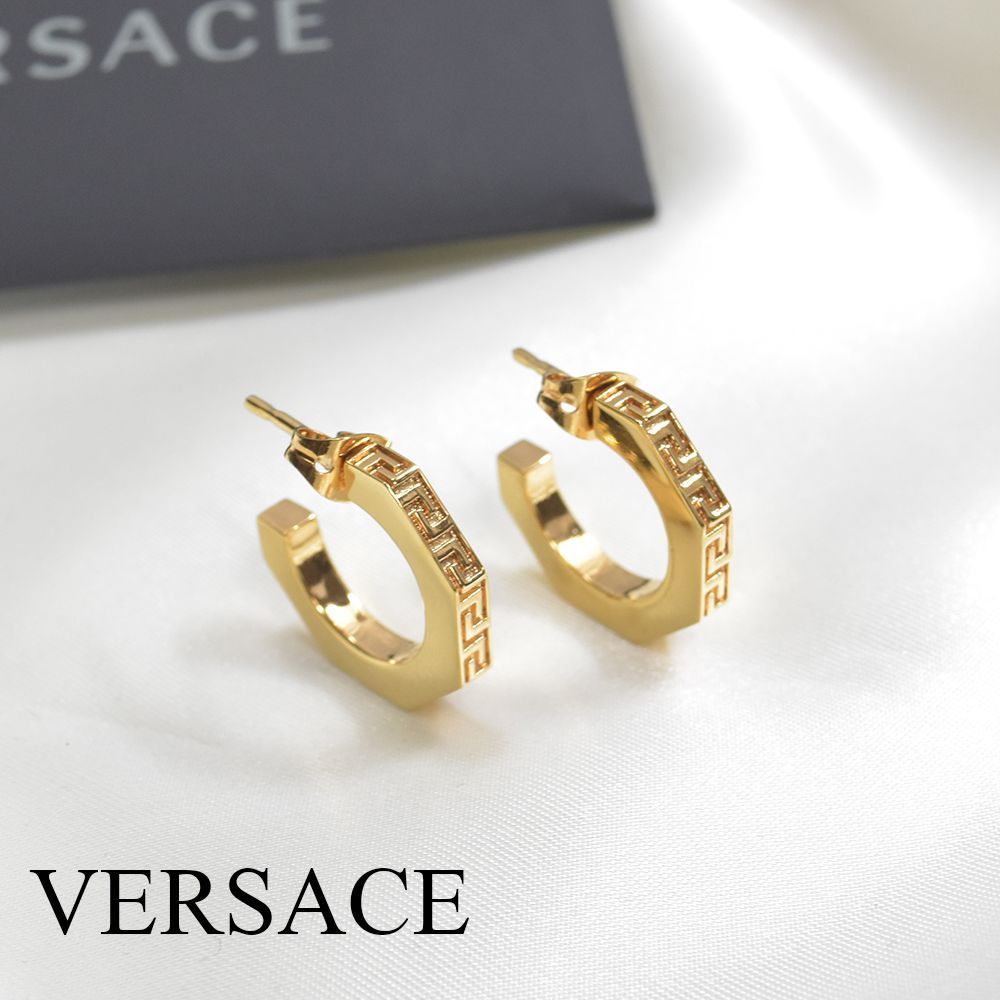 VERSACE ヴェルサーチェ グレカ 両耳 ピアス 1008760 VERSACE ヴェルサーチェ グレカ 両耳 ピアス 1008760 (VERSACE