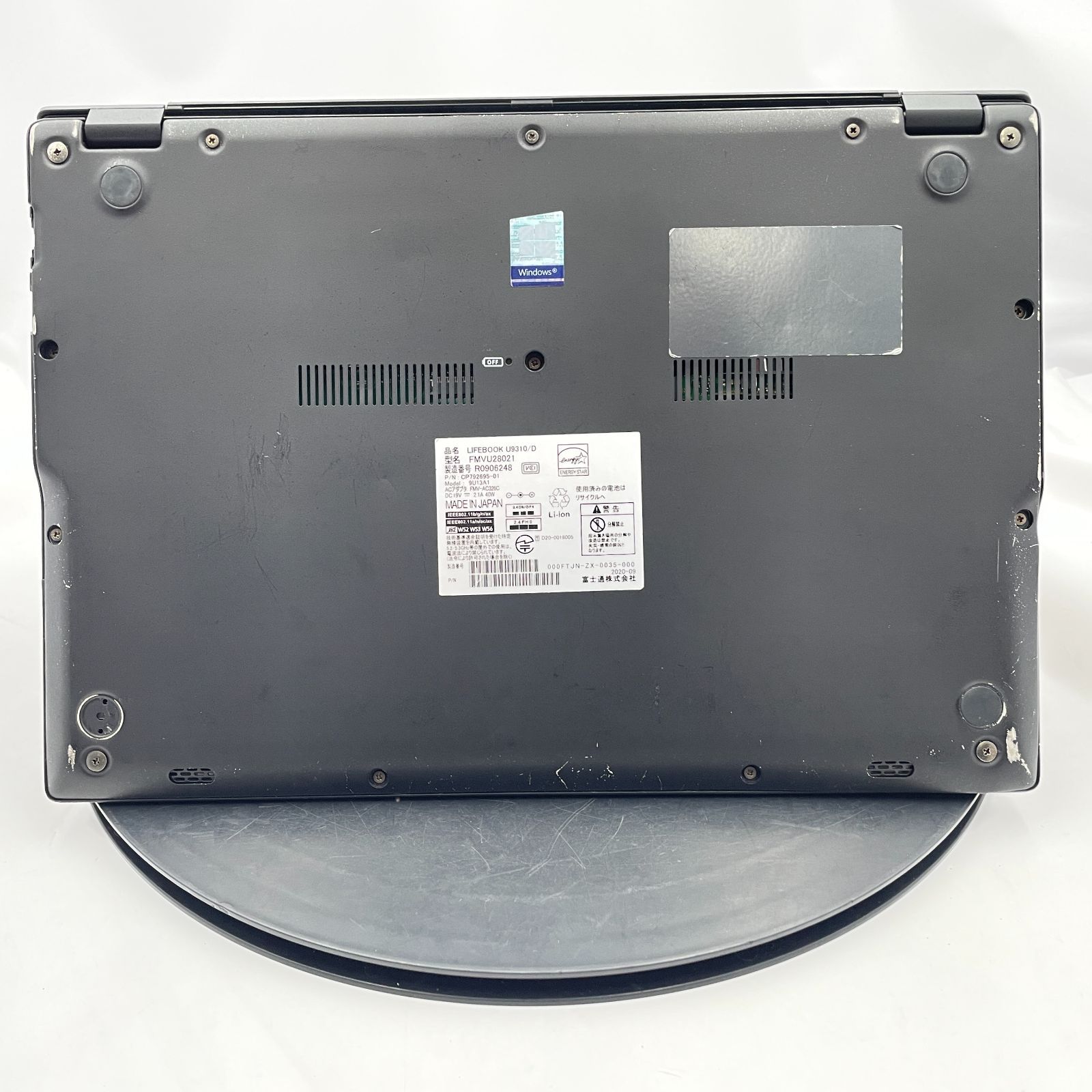 ☆液晶表示不良あり/ジャンク☆富士通 LIFEBOOK U9310/D [Core i5