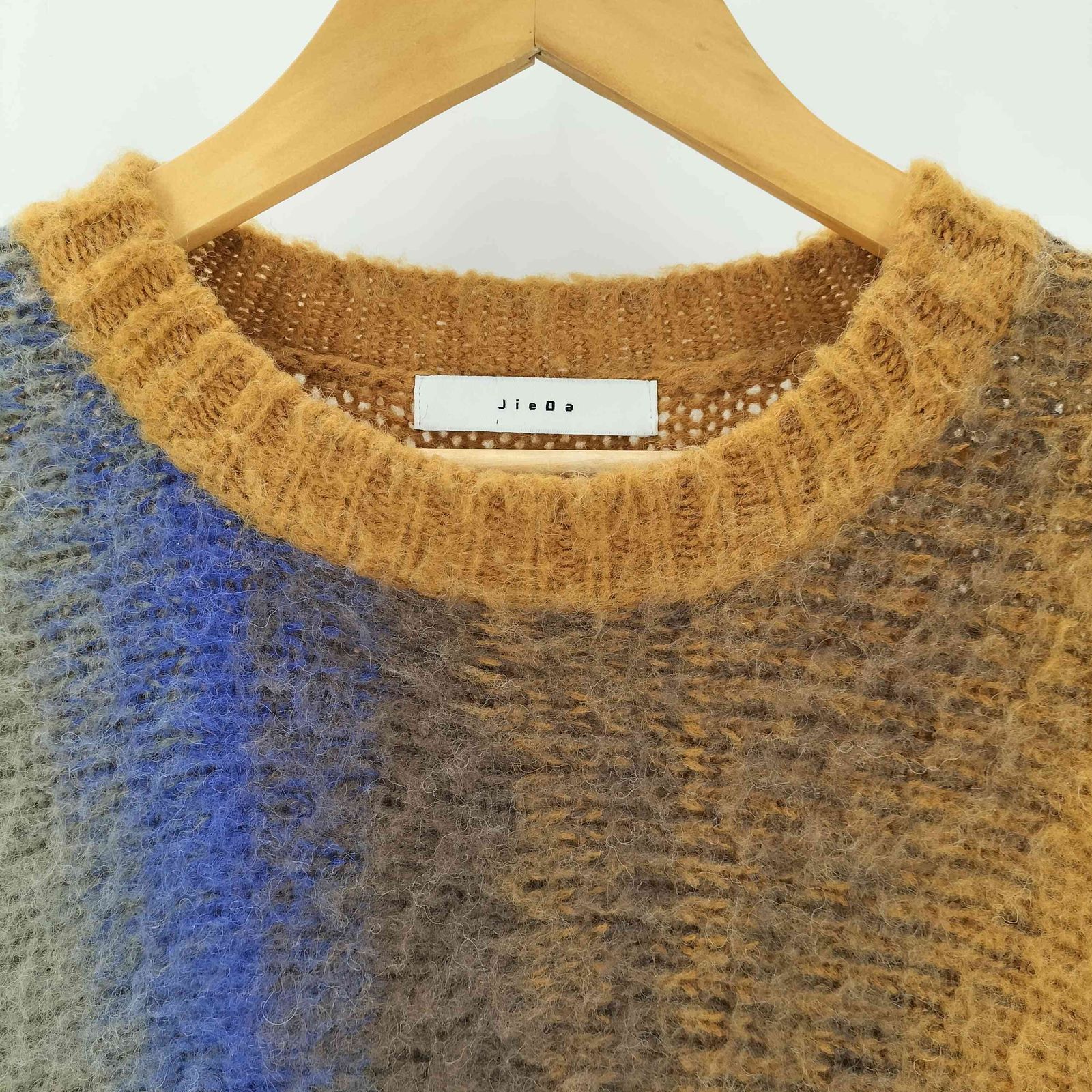 ジエダ Jieda 23AW GRADATION KNIT モヘア混グラデーションニット 
