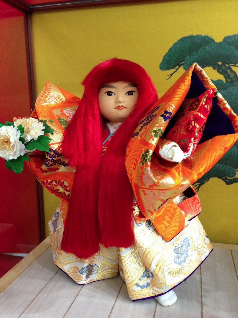 豊玉作　連獅子/大型　ケース入　浮世人形　  極美品 日本人形 豊玉作 連獅子/大型 ケース入り 浮世人形 極美品
