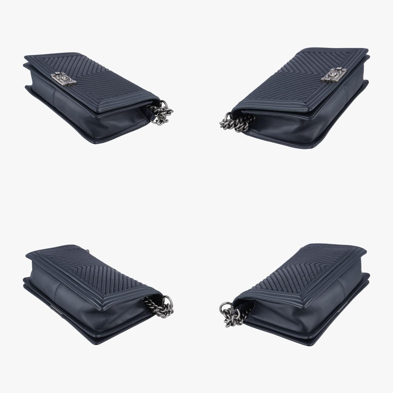 シャネルChanelボーイシャネルブラックレザーA9282920784908