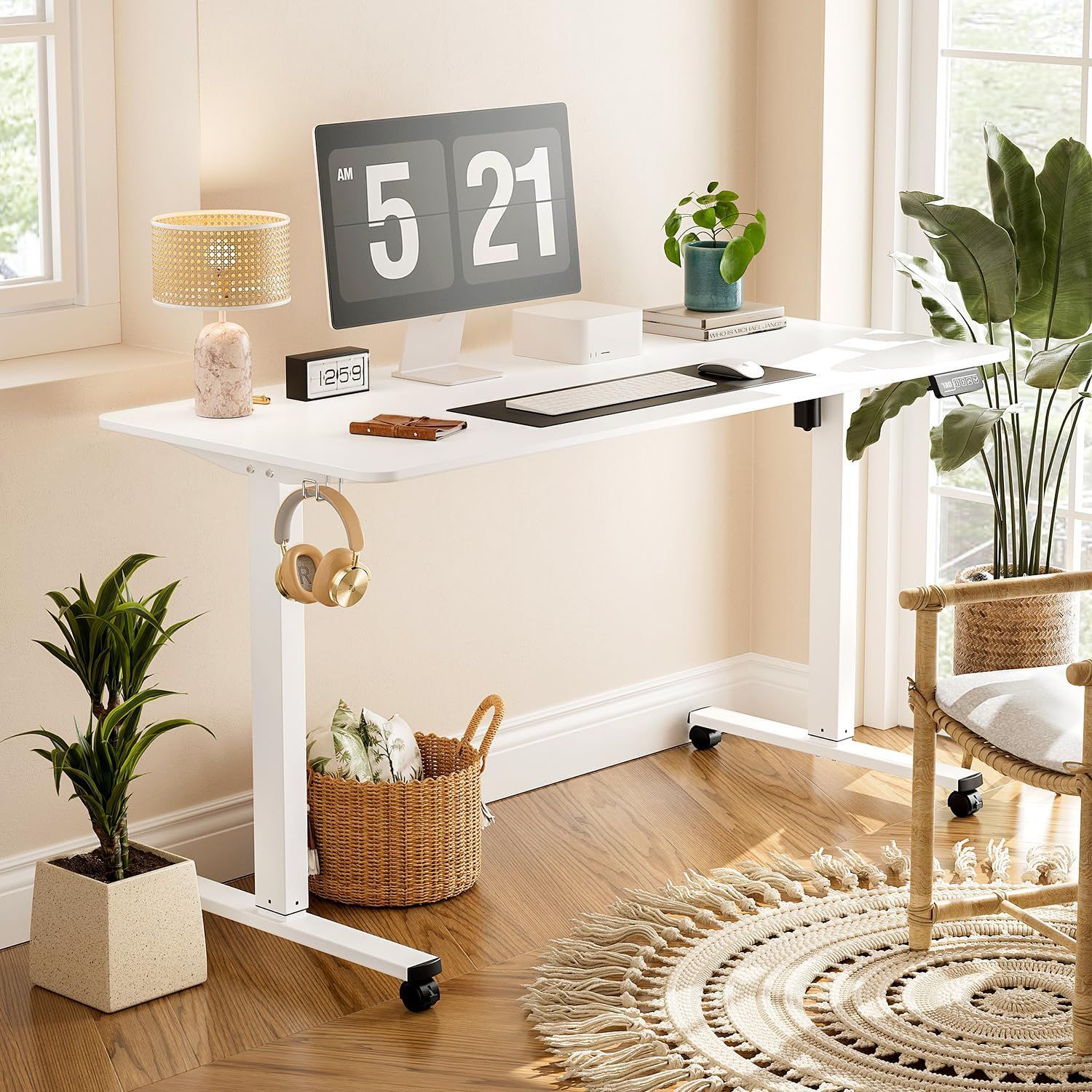 商品 電動 上下昇降デスク 幅120 奥行60cm 高さメモリー機能 静音 昇降式デスク 収納フック付き パソコンデスク スタンディングデスク ゲーミングデスク オフィスデスク 昇降デスク モニターアーム対応 電動 Alebert｢アレベルト｣ 幅120 MARWIL-DEMENAGEMENTS_CH