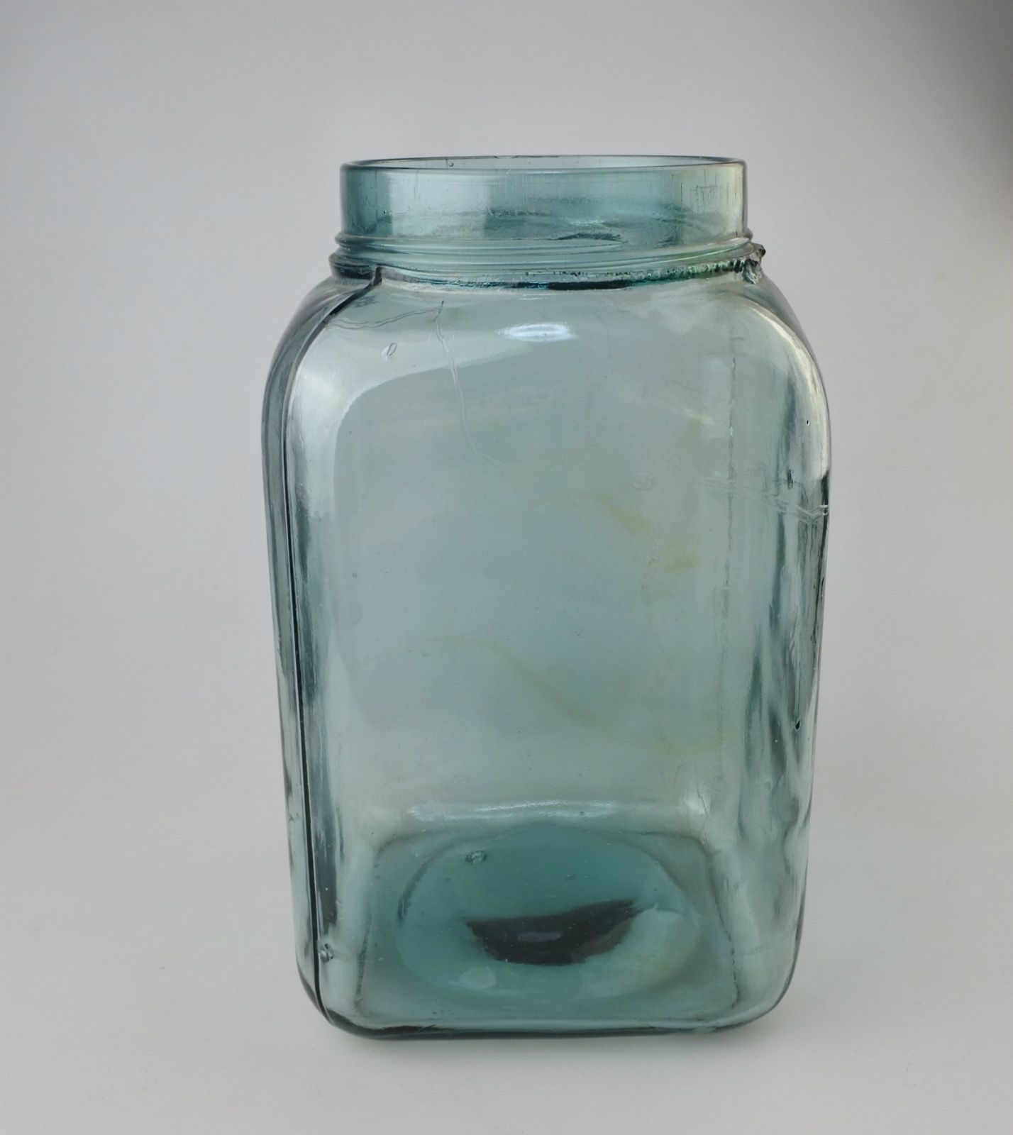 気泡 ガラス 瓶 海苔 大森屋 昭和 レトロ アンティーク 蓋付き 和硝子