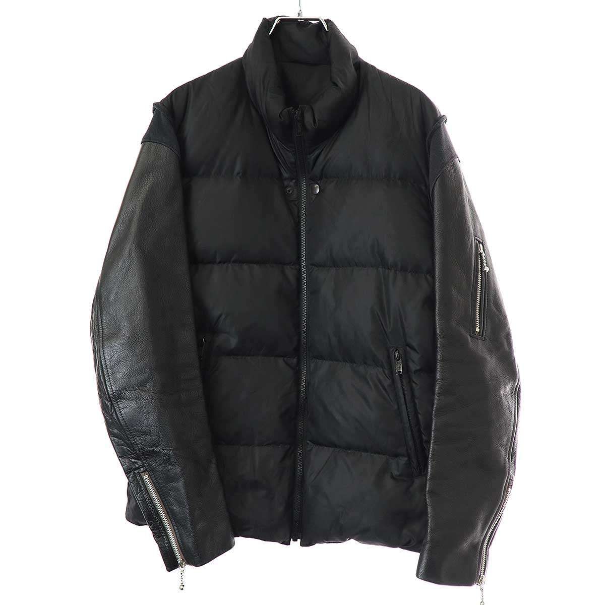 UNDER COVER アンダーカバー 17AW レザースリーブダウン