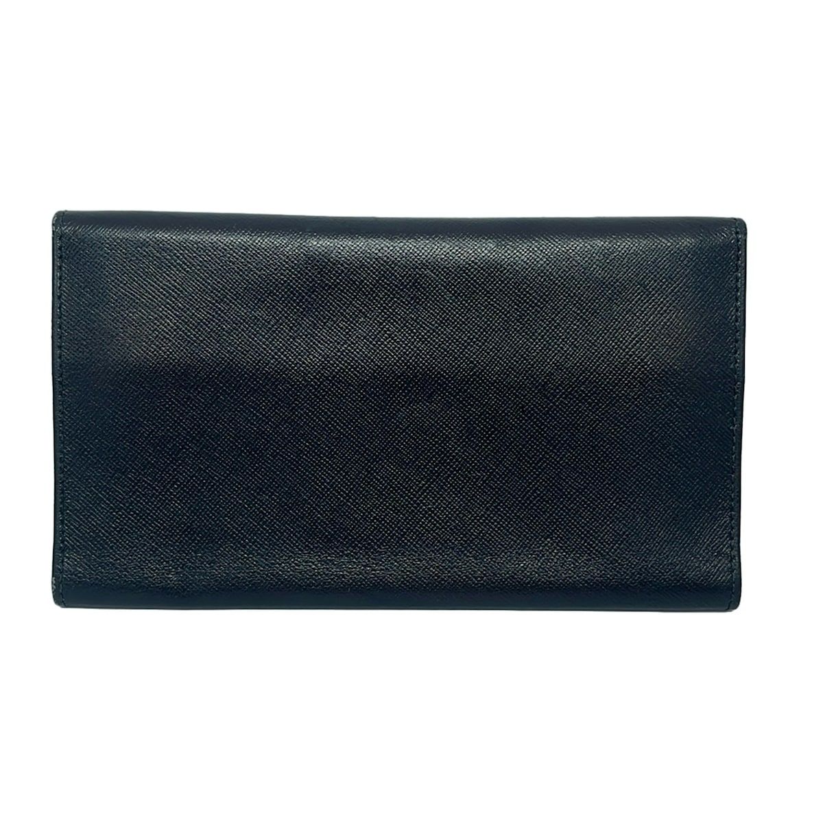 PRADA(プラダ) 小物入れ - 黒 マルチケース/パスポートケース レザー  