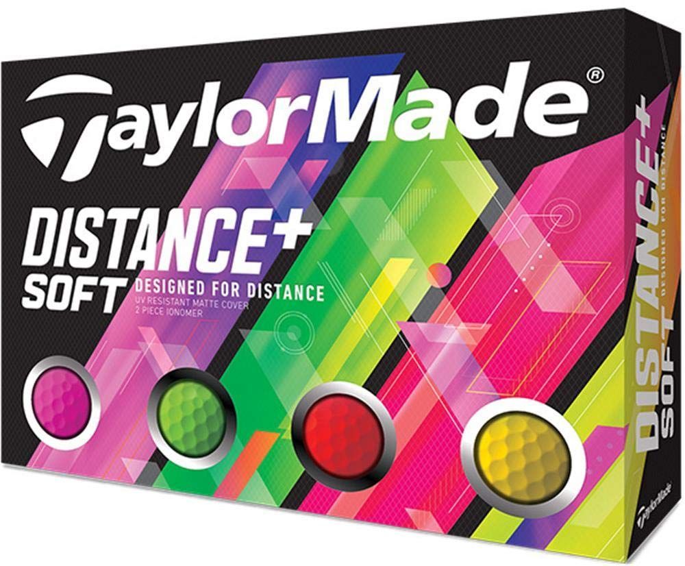12P メンズ DISTANCE+SOFT DISTANCE M7174701 ゴルフボール MADE) マルチカラー テーラーメイド(TAYLOR