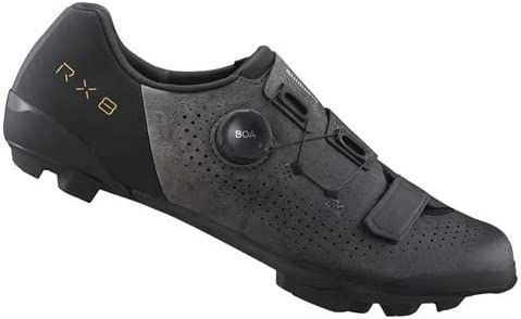[最短即日発送]  シマノ(SHIMANO) RX8 ブラック 42.0 (26.5cm)  (SH-RX801) グラベル/アドベンチャーSPD シューズ ESHRX801MCL01S42000  送料無料
