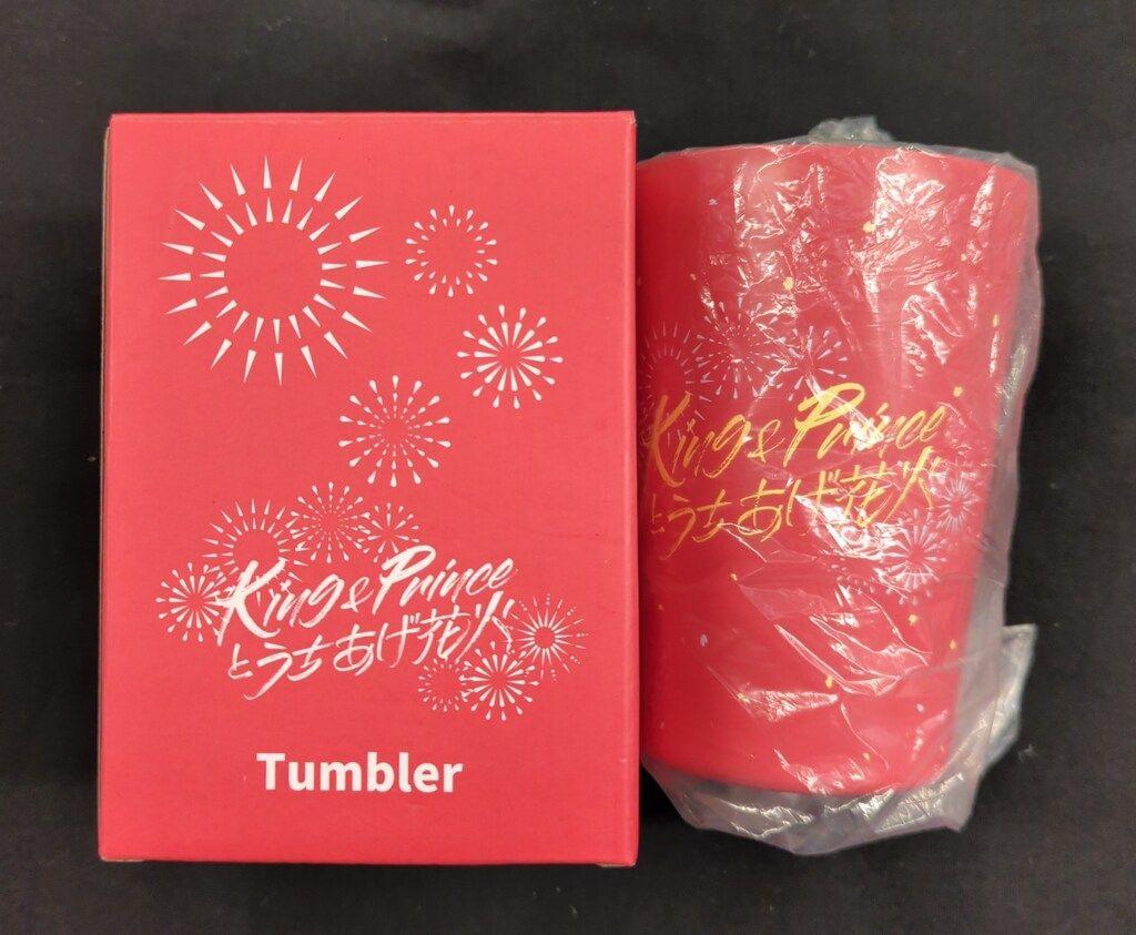 Kingu0026Prince 24年うちあげ花火 サーモタンブラー ピンク