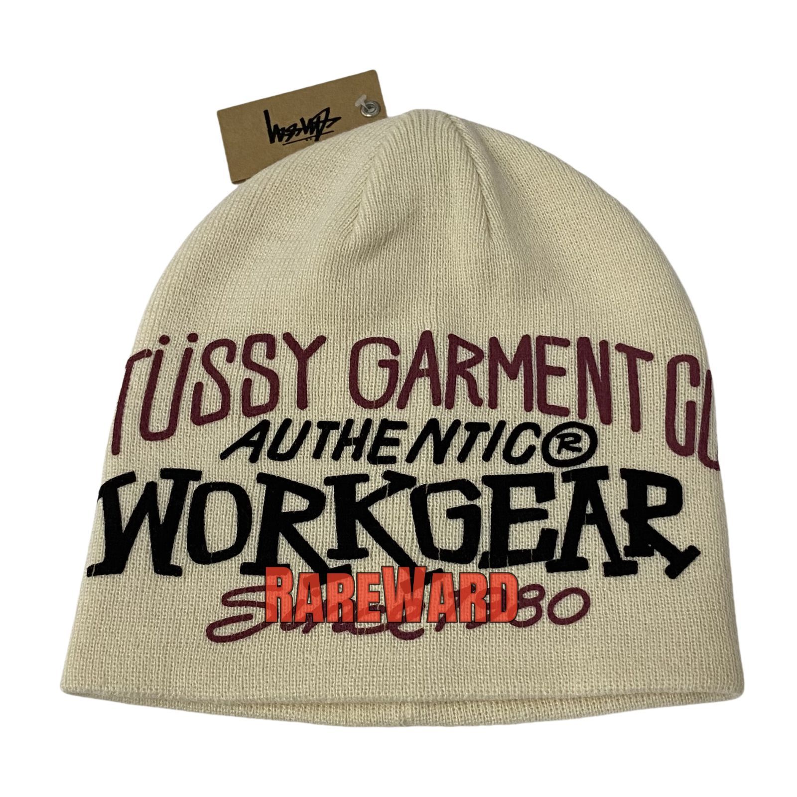 STUSSY Workgear ニット帽 ベージュ ステューシー