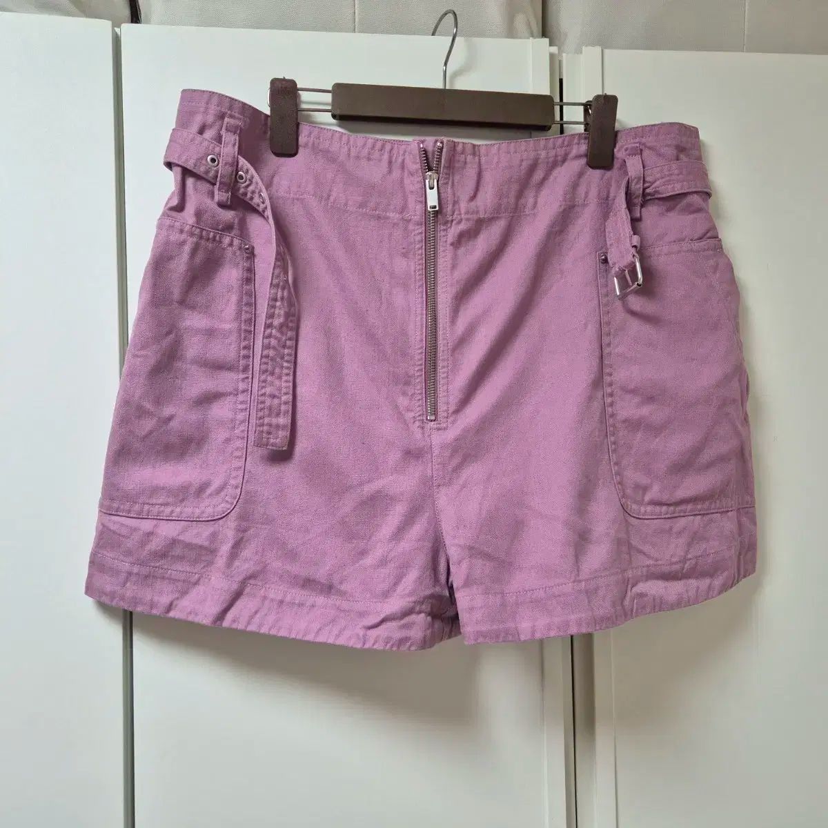 イザベルマラン ベルト ハーフパンツ ピンク