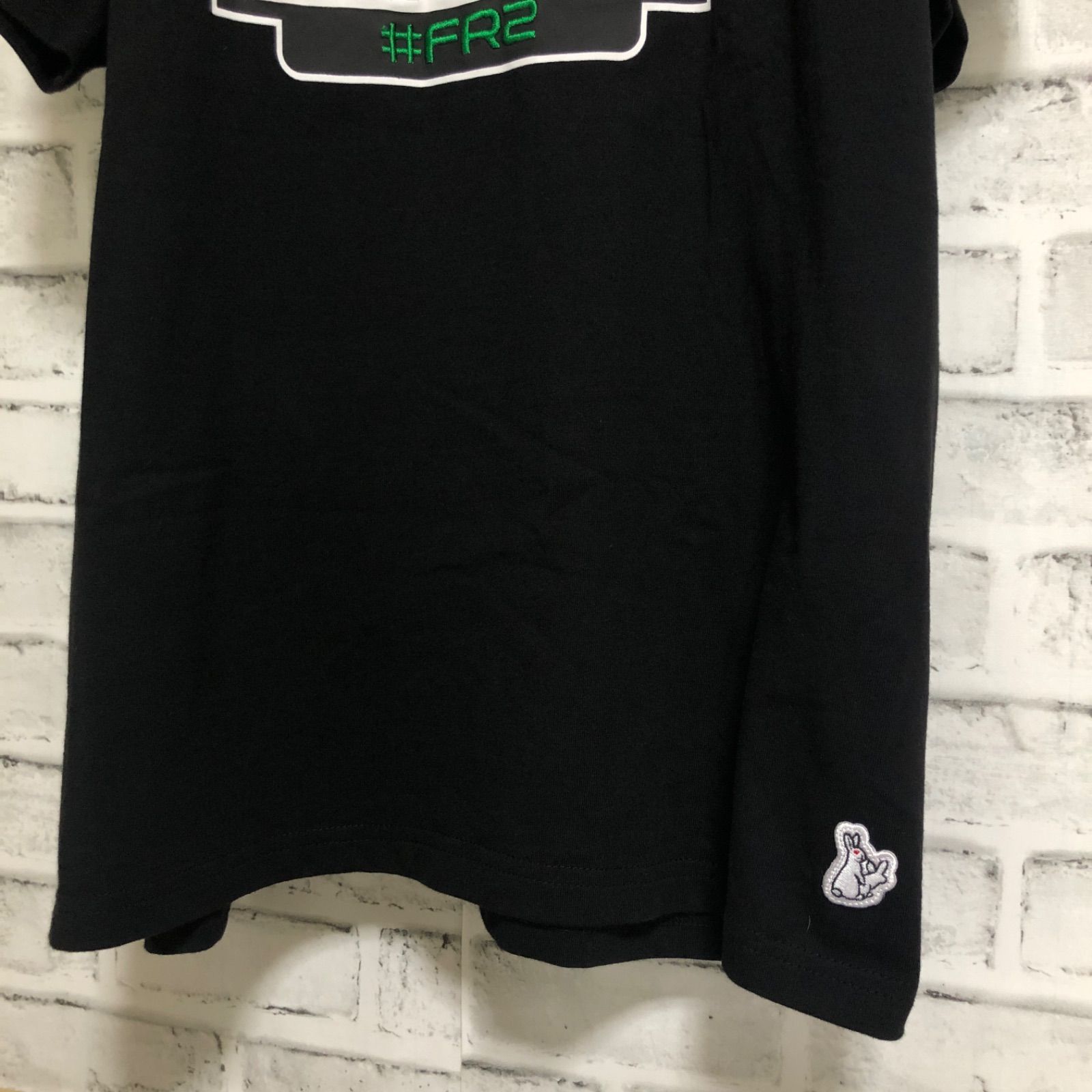 美品⭐️FR2×XLARGE コラボTシャツ L 刺繍ロゴ ブラック