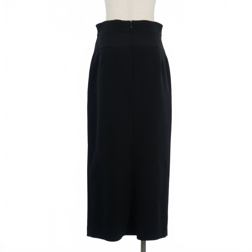 mame kurogouchi マメクロゴウチ 黒 スリットタイトスカート 【公式通販】