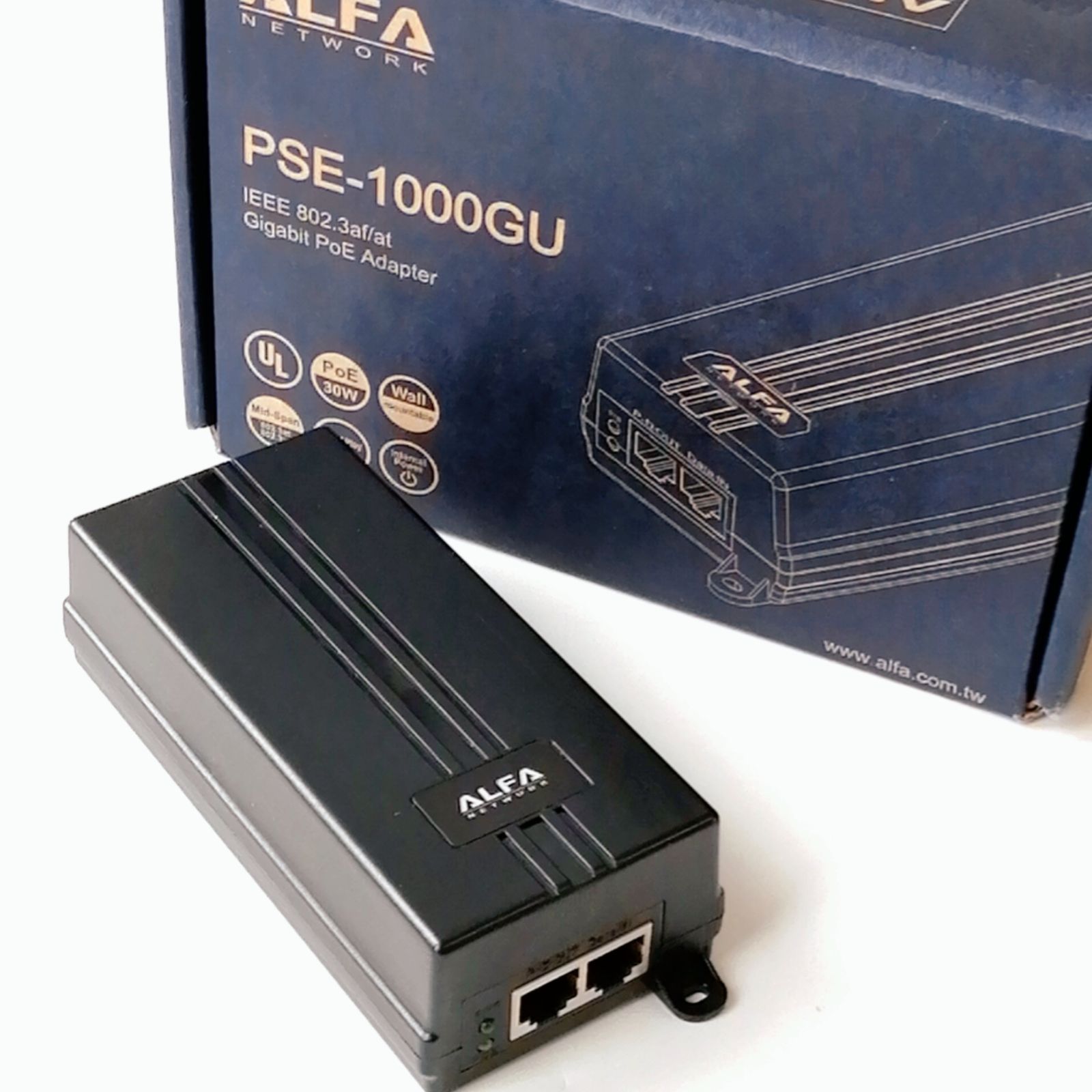 ALFA PoEインジェクター ブラック PSE1000GU HG互換 サンワサプライLANGIHINJ2互換 エレコム EIBUG01