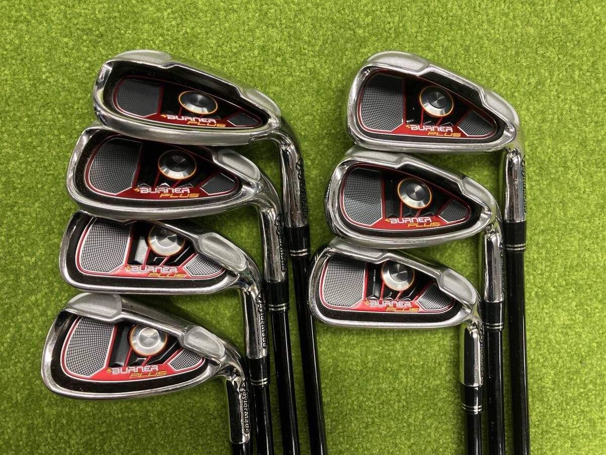テーラーメイド TaylorMade BURNER PLUS アイアン7本セット（9.8.7.6.5