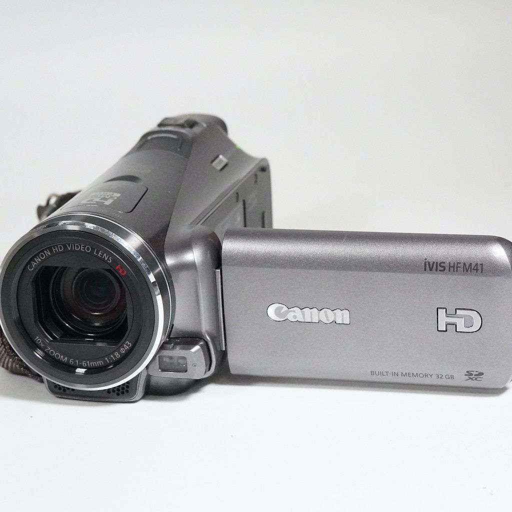 カメラ Canon キャノン IVIS HF M41 シルバー 動作OK 返金保証 /2114