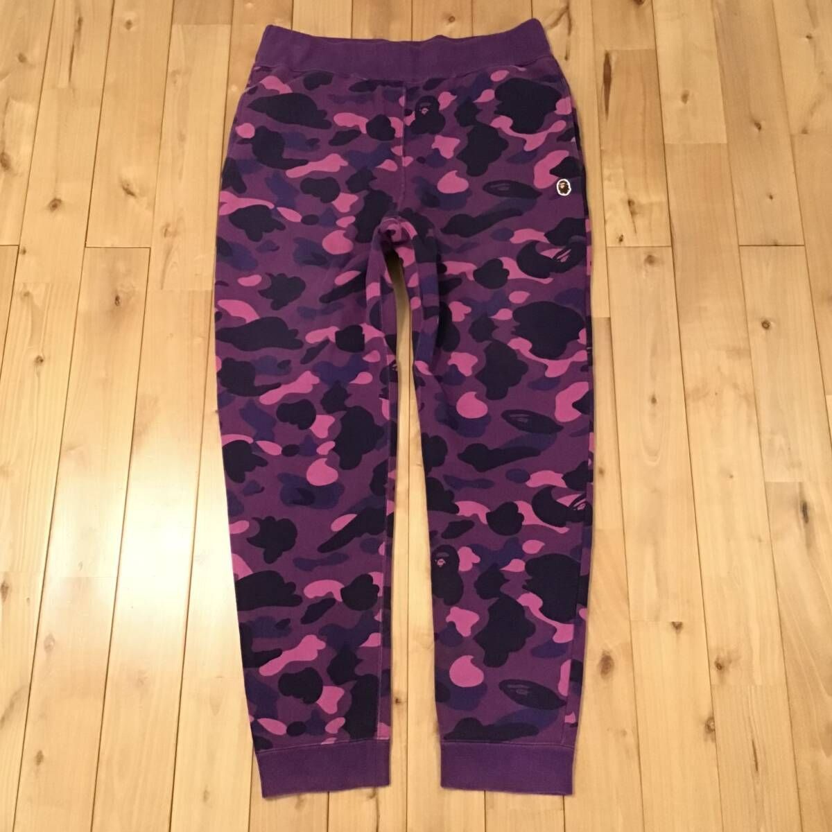 ☆XL☆ Purple camo スウェットパンツ a bathing ape BAPE camo sweat