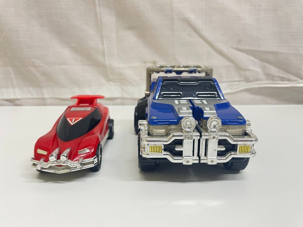 ◆激走戦隊カーレンジャー RVロボ 激走合体DX レンジャービークル 激走合体 玩具