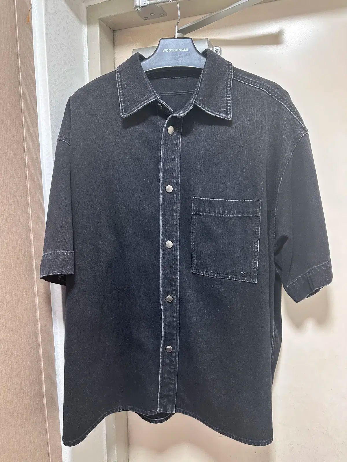 ウーヨンミーWOOYOUNGMI paris パリ ブラックTシャツ半袖夏