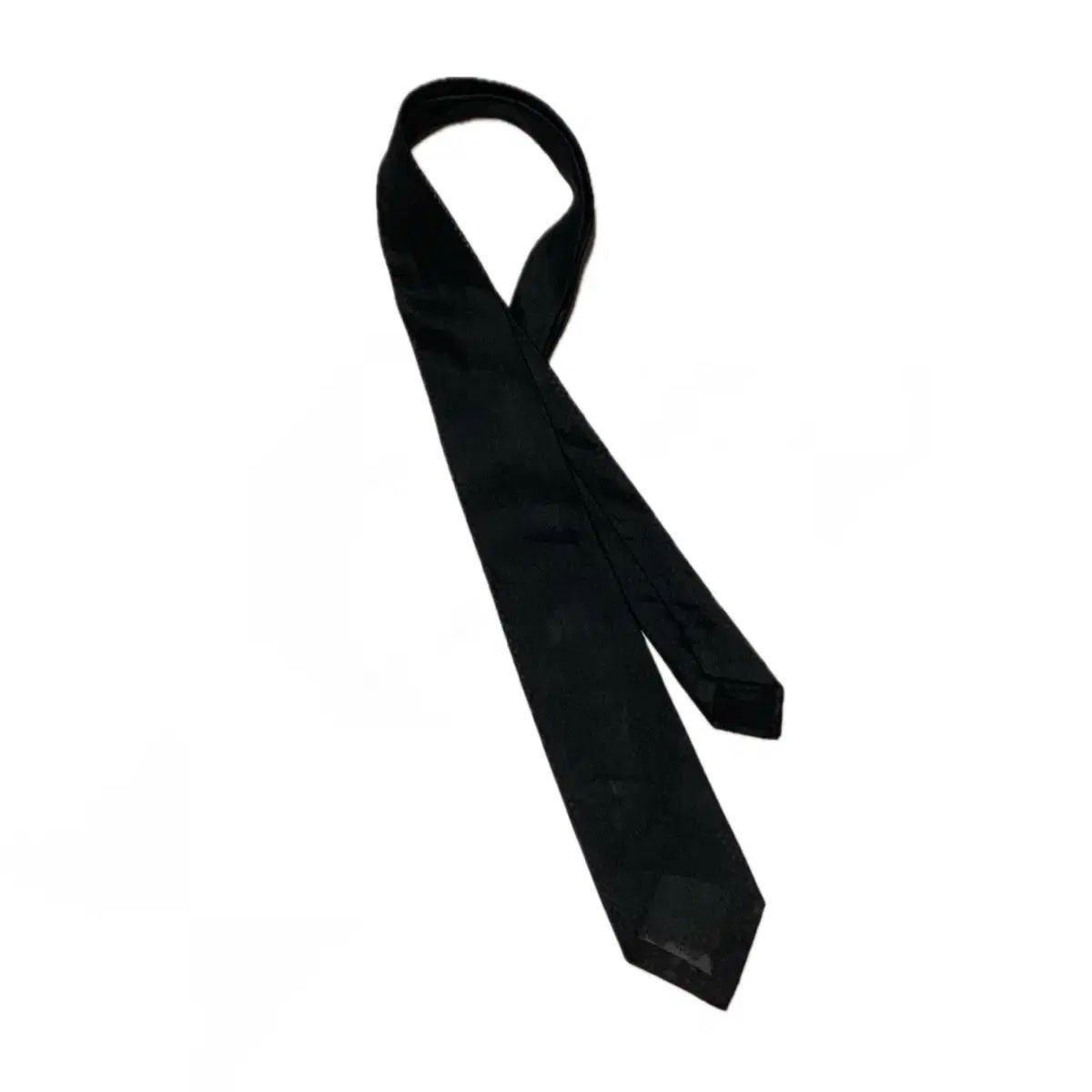 ヴィンテージ Y2K こっけいなシック ブラック シースルー ネクタイ