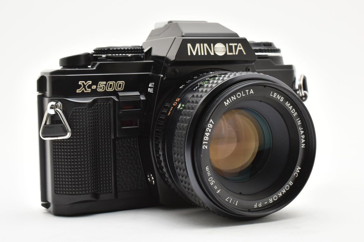 MINOLTA X-500 + MC ROKKOR-PF 50mm F1.7 AA4094#33 - メルカリ