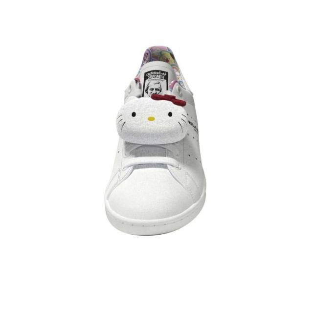 アディダスオリジナルス スタンスミス アディダス × ハローキティコラボ レディース ストリート WOMEN SANRIO STAN SMITH W HP9656 FOOTWEAR WHITE x CORE BLACK x LIGHT FLASH RED