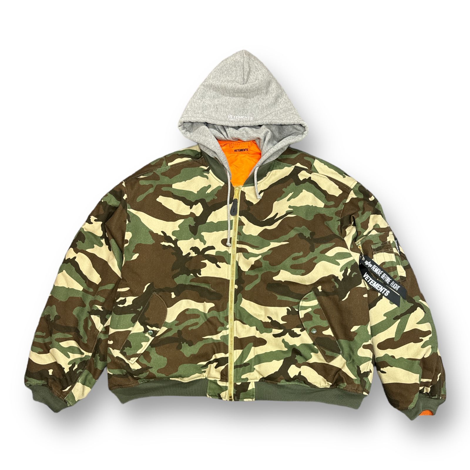 VETEMENTS x Alpha Oversized MA-1 Bomber 美品 VETEMENTS Alpha