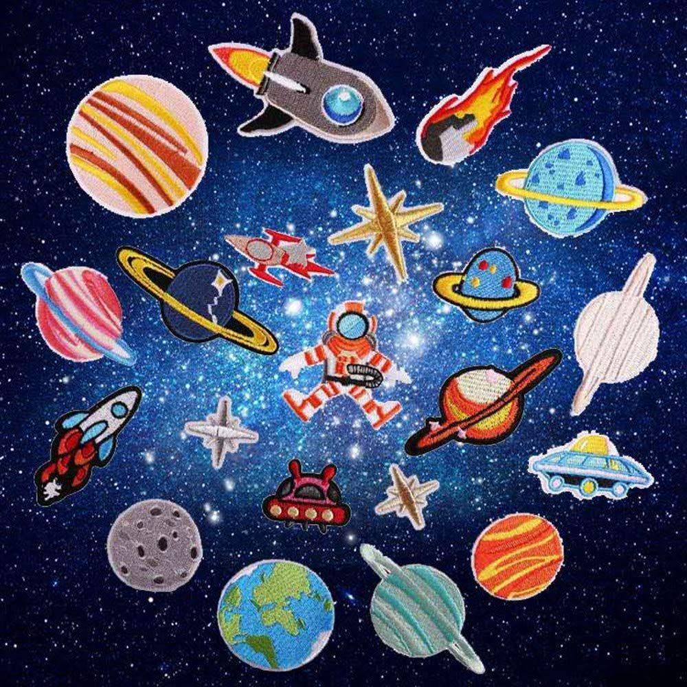 在庫処分】星球ワッペン 宇宙大集合 宇宙 宇宙船 アイロンワッペン刺繍 子供人気アップリケ 男の子 アップリケ 女の子 かわいい 【Wdlife】ワッペン  かっこいい補修パッチ【21枚セット】 - メルカリ