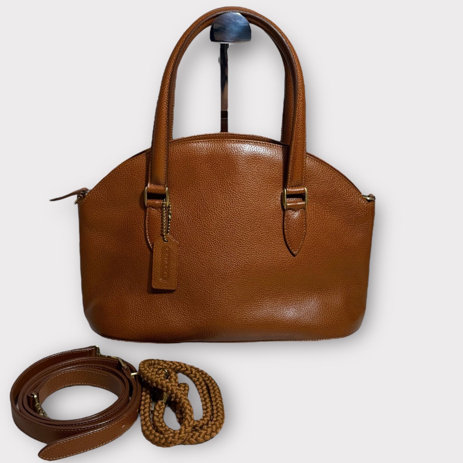 COACH コーチ 2way ハンドバッグ ショルダーバッグ イタリア製 90年代