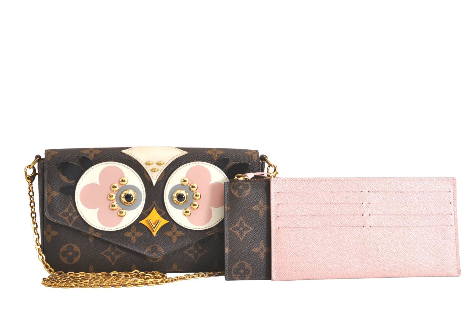 LOUIS VUITTON ルイヴィトン モノグラム ポシェット フェリーチェ ショルダーバッグ ラブリー Bird 2879N