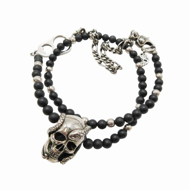 アレキサンダーマックイーン SKULL SNAKE スカル スネーク ネックレス アレキサンダーマックイーン ALEXANDER MCQUEEN SKULL SNAKE スカル