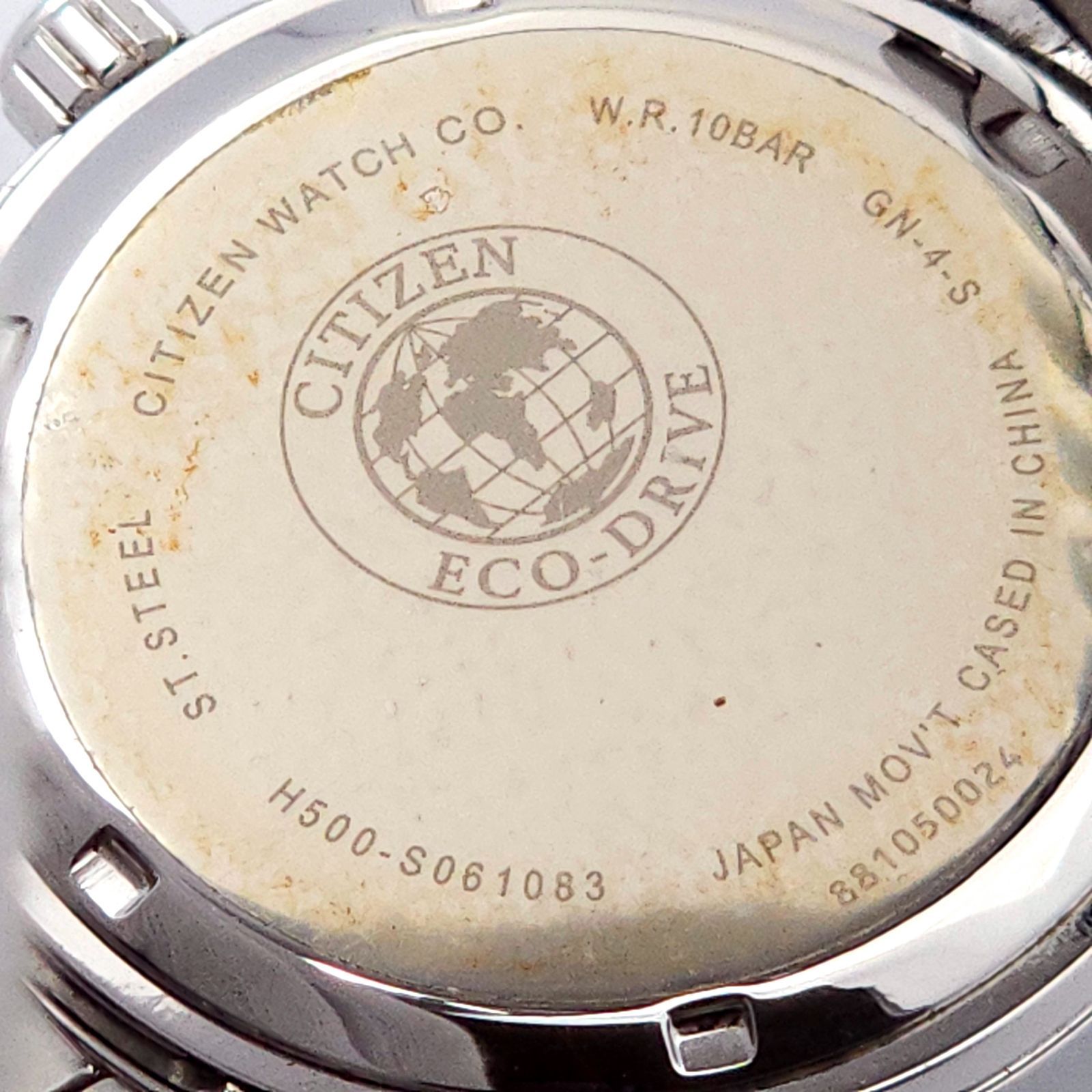 ☆良品 CITIZEN シチズン H500-S061083 クロノグラフ ソーラーQZ 動作