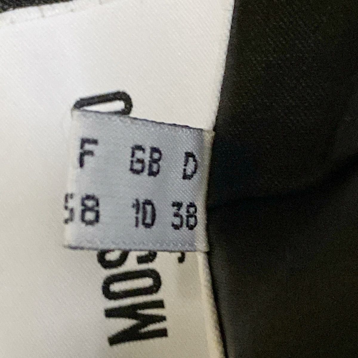 MOSCHINO モスキーノ コート サイズI 42 レディース - 黒×白 長袖 秋 GULLKHAN_COM