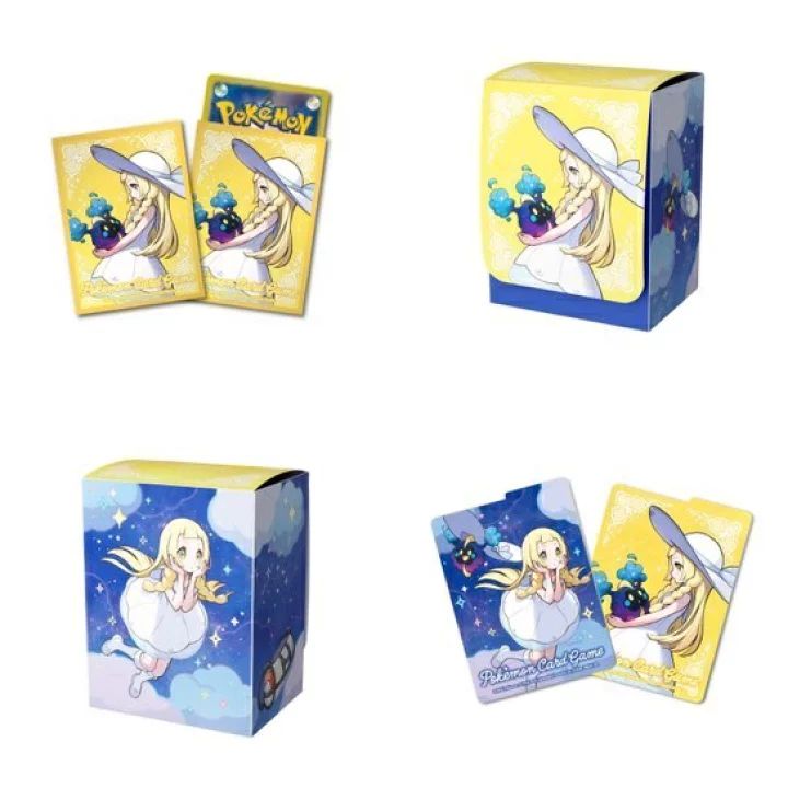 リーリエ　アセロラ　デッキケース　デッキシールド　セット　メガブレイブ 新品未開封 ポケセン限定 メガブレイブ メガシンフォニア